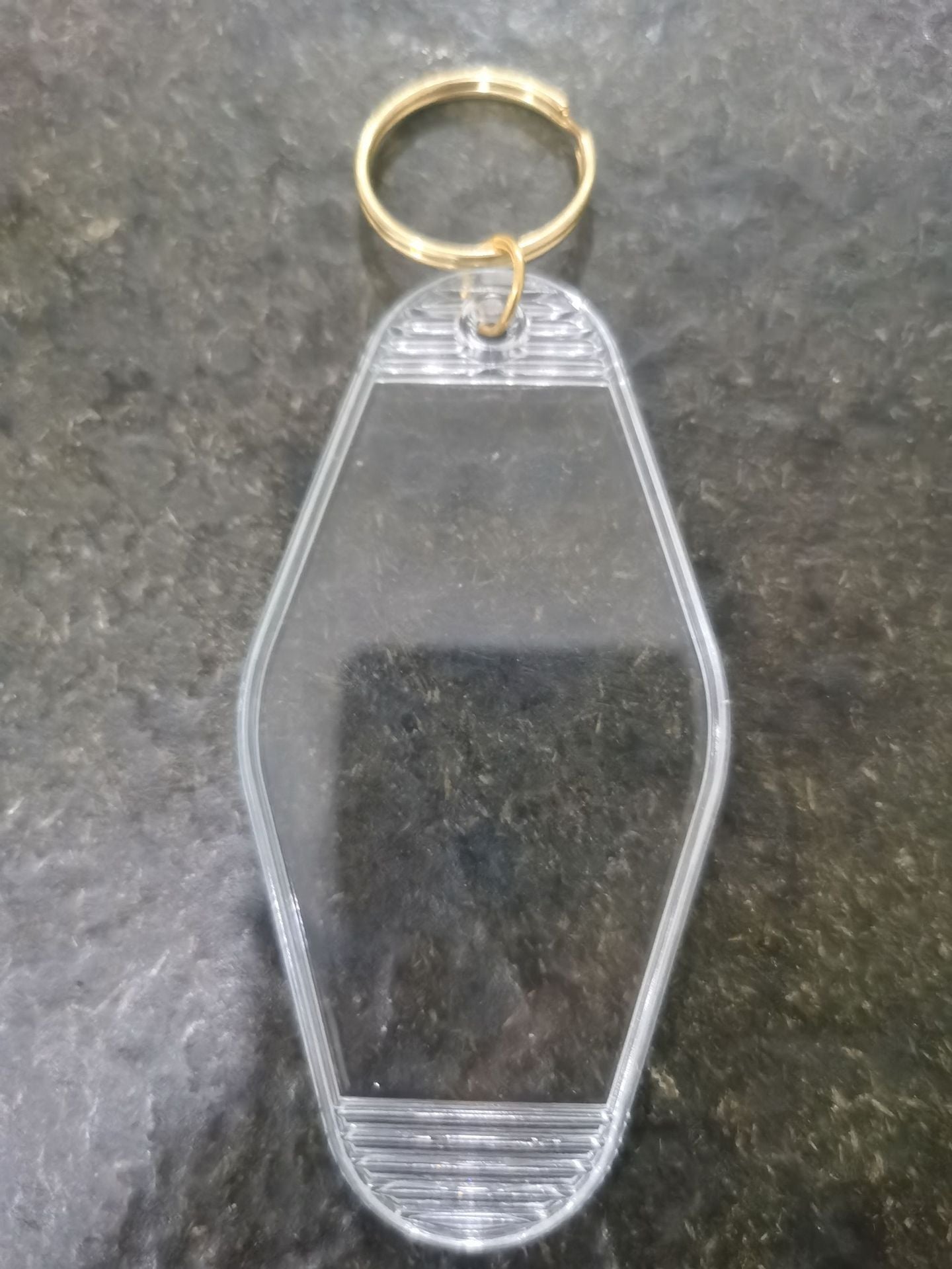 Wholesale Plastic Luggage Tag Retro Motel Number Tag Diamond Hotel Room Card Keychain